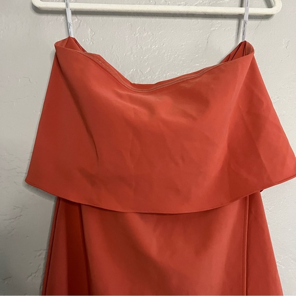 Lovers and Friends Violet Midi Dress in Orange Size Small - Picture 3 of 12